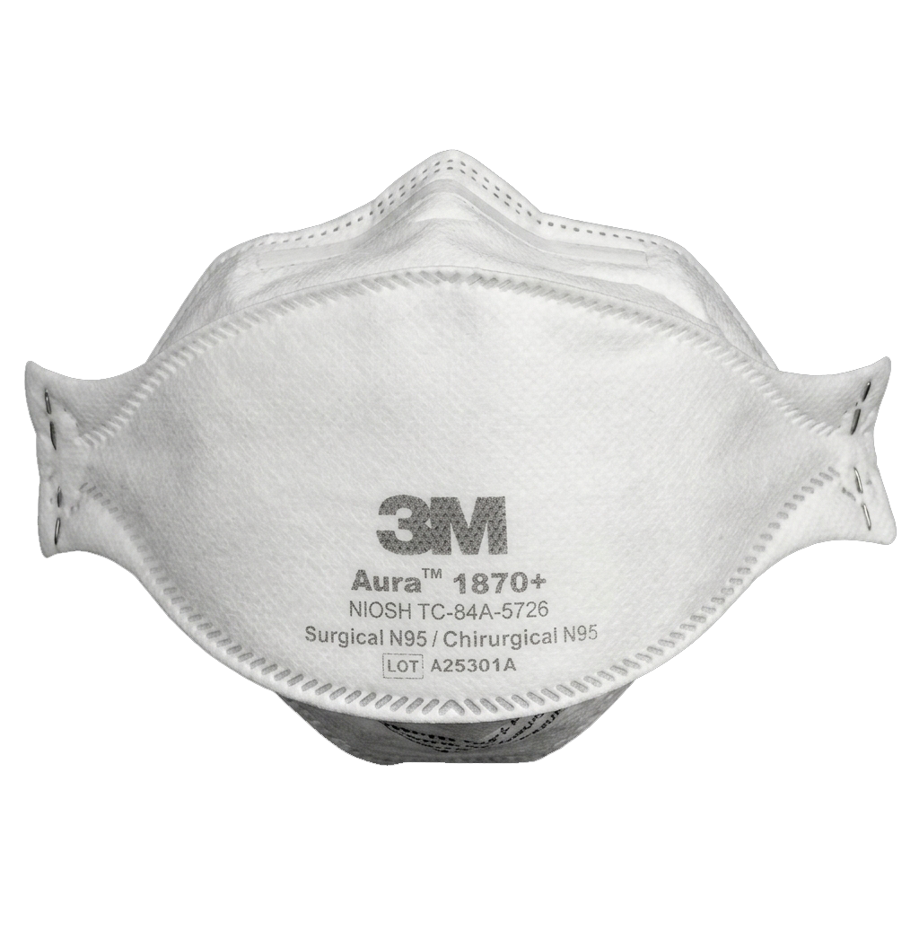 3M™ Aura™ Health Care Particulate Respirator and Surgical Mask 1870+ N95