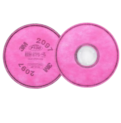 3M™ Particulate Filter 2097, P100 with Nuisance Level Organic Vapor