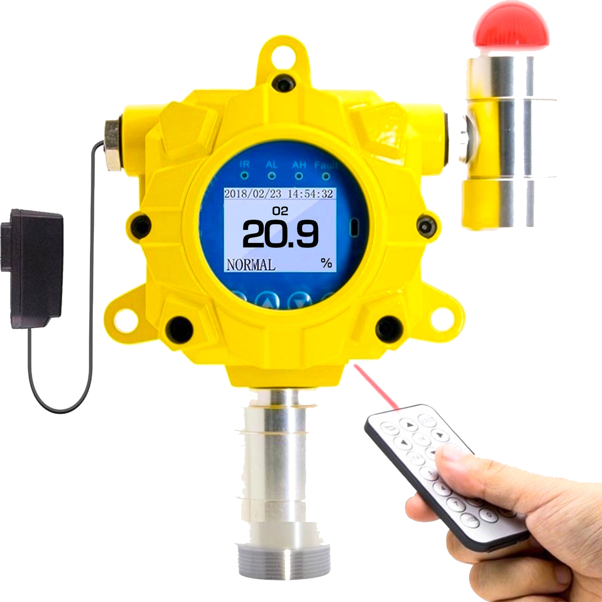 Forensics FD-60-O2 – OXYGEN Detector | Wall Mount